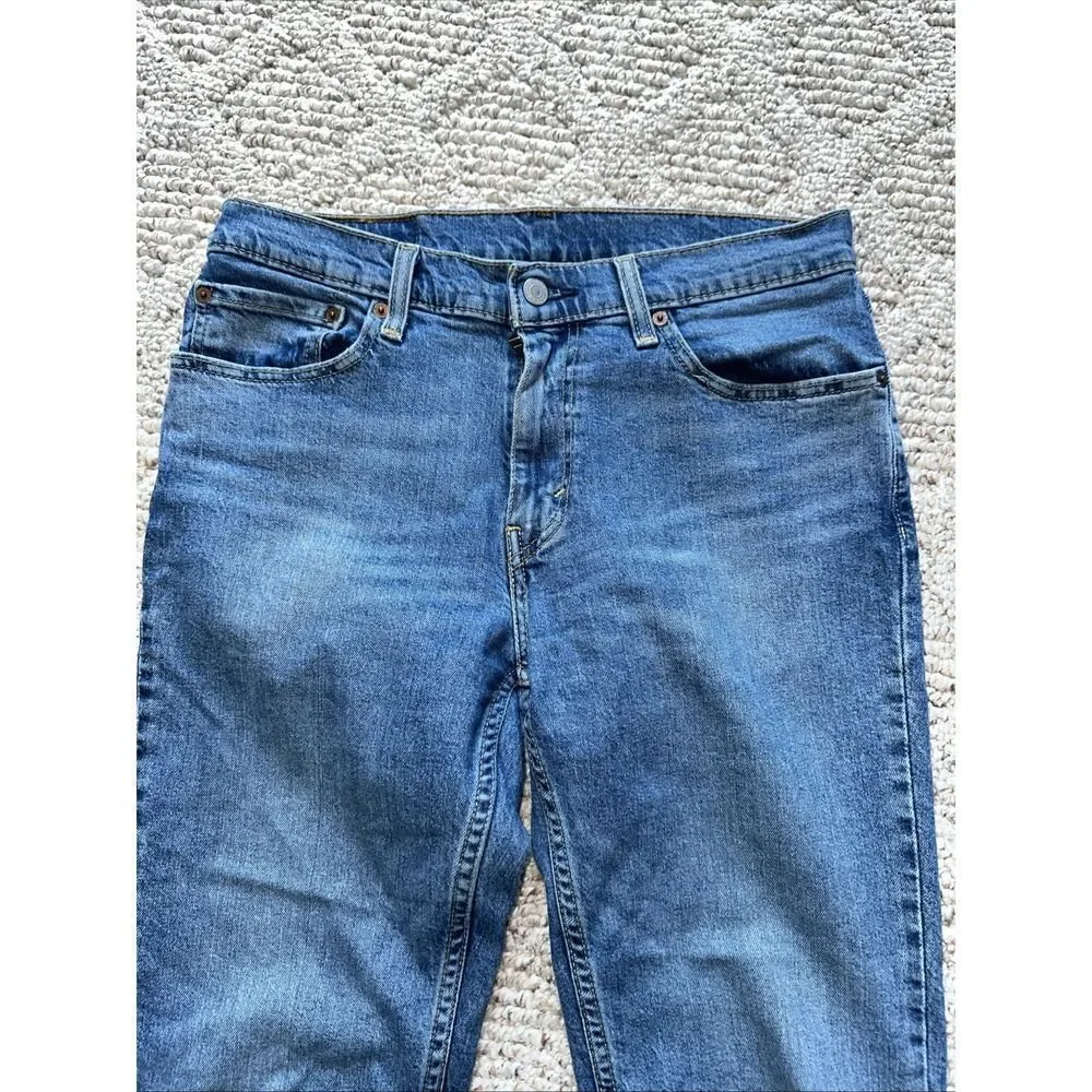 Levi's‎ Men's Jeans Cotton Blue Size 32x32 Zip Solid 511 Slim Denim Original